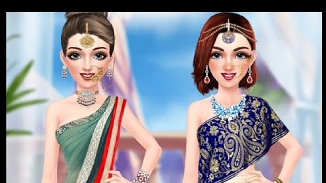 'Fashion show game indian style makeup and dressup | #fashionshow'