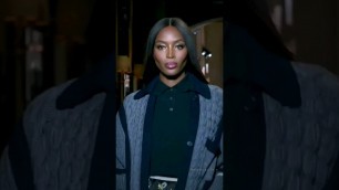 'Naomi Campbell walks for Miu Miu Cruise 2019 #shorts #fashion #shortvideo #viral #supermodel #runway'