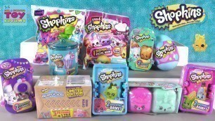 'Shopkins Palooza Season 6 5 4 3 2 1 Happy Places Food Fair 2 Pack Opening | PSToyReviews'