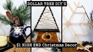 '$1 HIGH END DOLLAR TREE CHRISTMAS DIY\'S 2020 