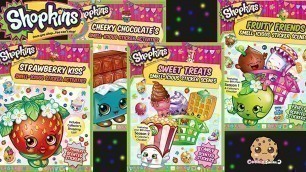 '4 Shopkins Smell-icious Activities Books with Scented Stickers Review Video Cookieswirlc'