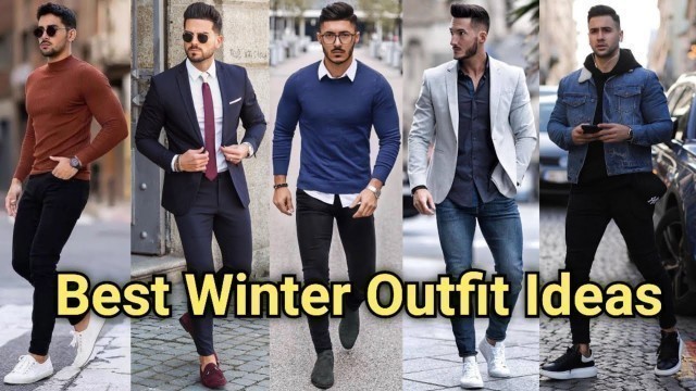 'Latest Winter Outfit Ideas For Men in 2023 | Men\'s Winter Outfits idea 
