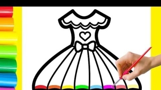 'How to draw a dress || Drawing of dress || Dress drawing easy step by step | Hammad Drawing academy'