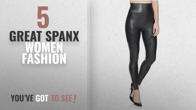 'Spanx Women Fashion [2018 Best Sellers]: SPANX Women\'s Faux Leather Leggings, Black, Large'