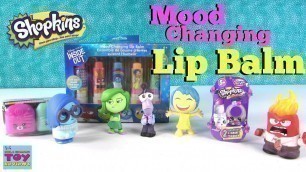 'Disney Inside Out Mood Changing Lip Balm Review + Shopkins Fashion Spree Opening | PSToyReviews'