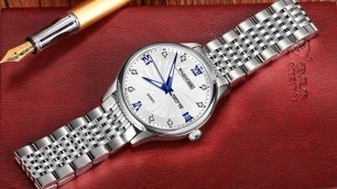'שעון יוקרה להיט ענק מתנה מושלמת לגבר | WAKNOER 2019 Fashion Mens Watches'