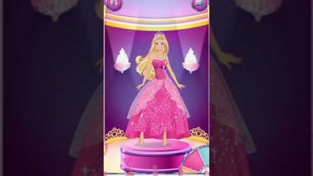 'playing Barbie Magical Fashion game'