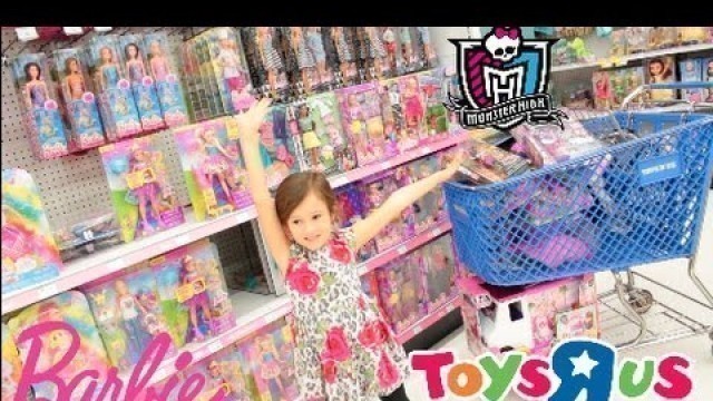 'TOYS R US TOY HUNT SHOPPING SPREE BARBIE MONSTER HIGH SHOPKINS SEASON  7 MONSTER HIGH MC2 LOL DOLLS'