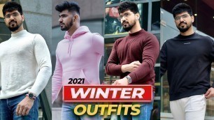 '8 Best Winter Outfits for Indian Men | Winter Lookbook | Winter Outfits 2021 | Affordable Hoodie'