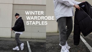 'TOP 10 / Must Have Winter Wardrobe Staples | Men\'s Fashion Essentials'