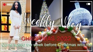 '*NEW* Weekly VLOG | Fashion Show | Ice Skating | Running Errands | Christmas Lights | Christmas 2022'