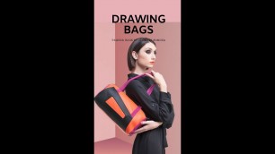 'How to draw handbags | fashion sketch | Barrel bag 