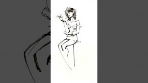 'Quick fashion sketch...in a few quick steps!'