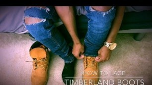 'How To Lace Timberland Boots'