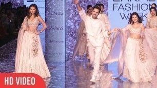 'Dancing Ramp Walk by Tara Sutaria At Lakme Fashion Week Summer Resort 2020'