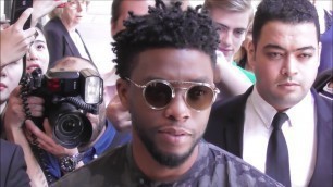 'Chadwick Boseman @ Paris Fashion Week 21 june 2018 Black Panther'