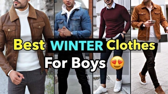 'Best Winter Clothes For Boys and Men | Winter Fashion #shorts #fashion #shorts'