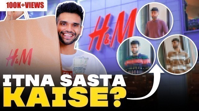 'I Tried CHEAPEST H&M Winter Outfits | HnM SALE 2022 Shopping Haul Men | BeYourBest Fashion San Kalra'