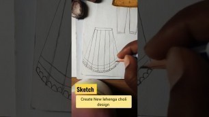 'fashion sketch #sketch #drawingtoeasy #designing #basicsketchbeginners #artist #beginner#shorts'