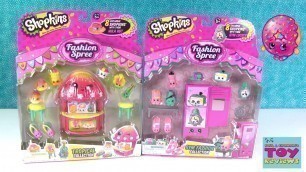 'Shopkins Playsets Tropical Gym Fashion Spree Season 5 Unboxing Toy Review | PSToyReviews'
