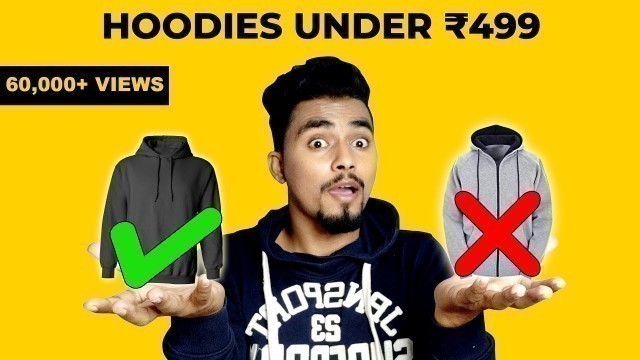 'Best Budget Hoodies for MEN UNDER 499 | Best winter Fashion in 2021 |  HINDI'