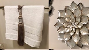 'Small bathroom decorating ideas #bathroomdecorating #sparklelove'
