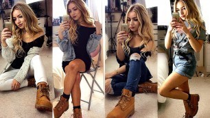 'HOW TO STYLE TIMBERLAND BOOTS / OUTFIT IDEAS'
