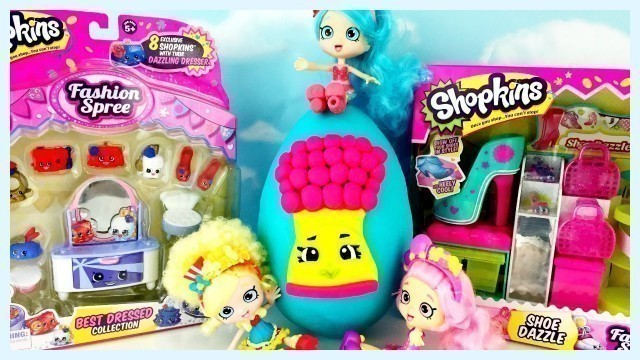 'SHOPKINS Snug Ugg Play Doh Surprise Egg'