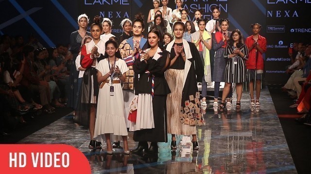 'Neha Dhupia Walk For INIFD Launchpad at Lakme Fashion Week 2020 #LFWSR20 | Day 01'