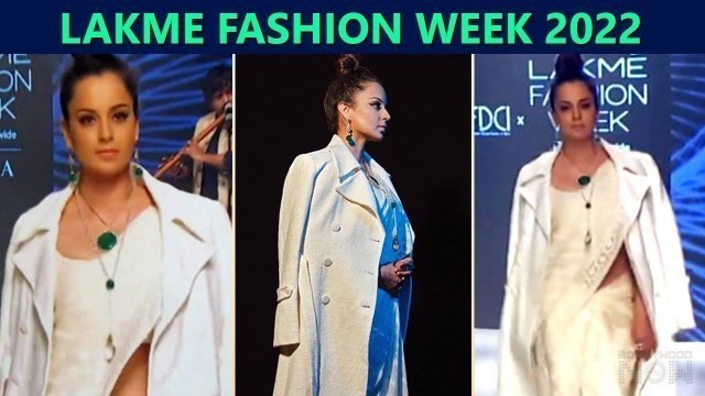 'Lakme Fashion Week 2022 | Kangana Ranaut\'s Ramp Walk In Khadi Saree Is LIT 