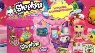 'SHOPKINS FASHION SPREE BLIND BAGS AND WINNERS ANNOUNCEMENT !!!'