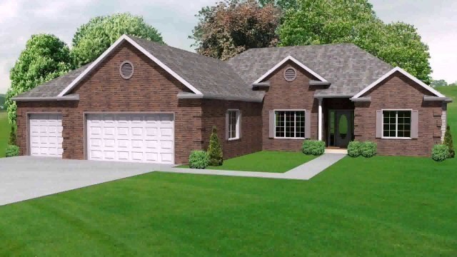 'Ranch Style House Plans With Side Load Garage (see description)'