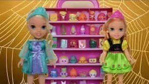'New Shopkins Shopping Spree - Anna and Elsa Toddlers  - Season 4 Shopkins Collection - Barbie Dolls'
