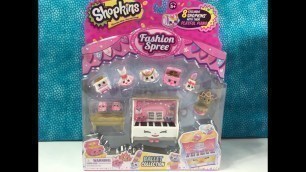 'Shopkins Giveaway Ballet Collection Season 3 Playset Fashion Spree Unboxing | PSToyReviews'