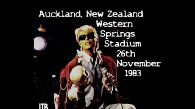 'David Bowie 1983 11 26 Auckland'