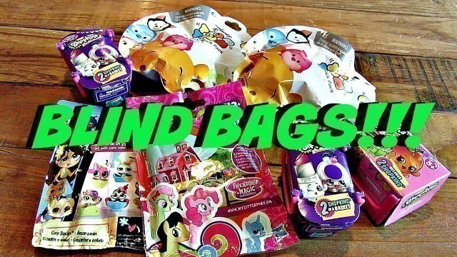 'BLIND BAGS - SHOPKINS SEASON 4, DISNEY TSUM TSUM, MY LITTLE PONY, LITTLEST PET SHOP'