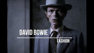 'David Bowie - Fashion (lyrics video with AI generated images)'