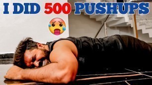'500 Push-ups In 10 hours 
