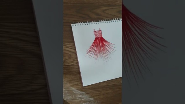 'Easy Fashion Sketch |Fashion Designer #shorts #fashionillustration #viralvideo'