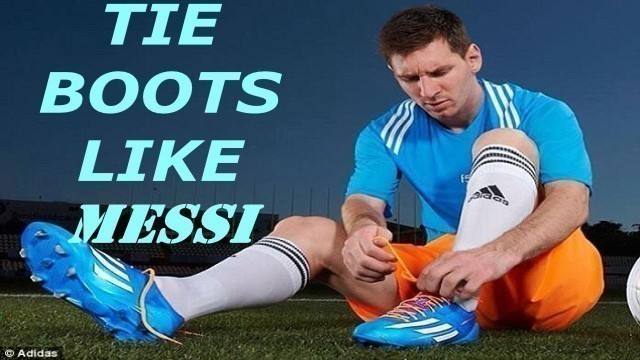 'How To Tie Football Boots Like Messi & Neymar| Tight!!!Stylish!!!Neat & Clean!!! |Easy & very simple'