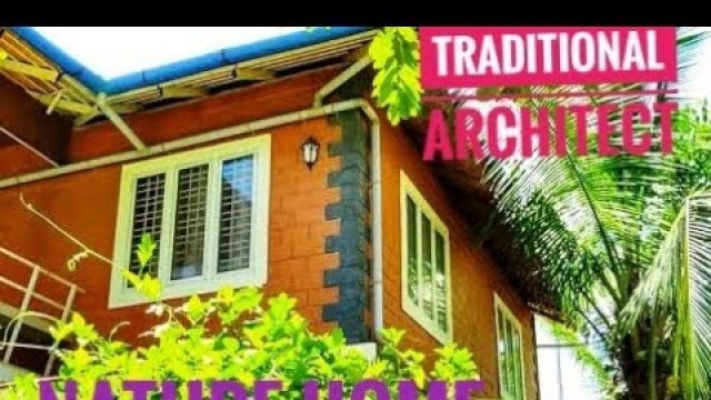 'Low cost interlocking brick House|Eco-friendly natural home | building technology without cement'