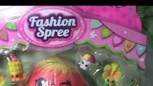 'Shopkins tropical collection open box Fashion spree shopkins'