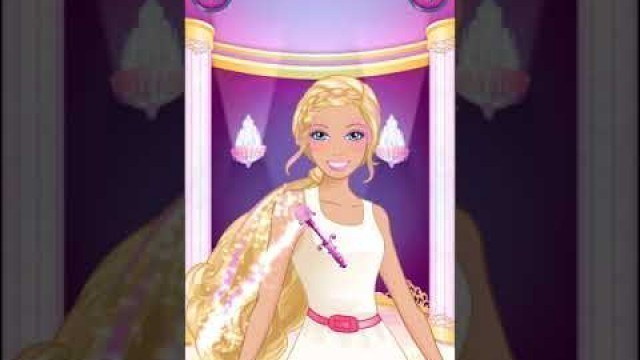 'Barbie magical fashion make up play game for kids'