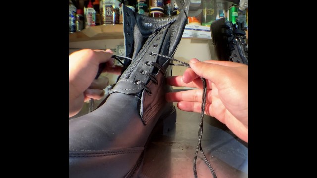 'How to lace up your FireFighter 3 boots!'
