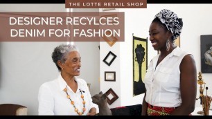 'How African American Woman Designs Fashion with #Recycled #Denim in #Ghana'