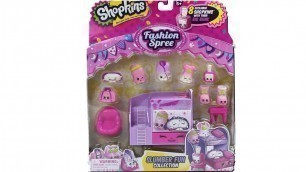 'Shopkins Fashion Spree Slumber Fun Collection with 8 Exclusive Shopkins'