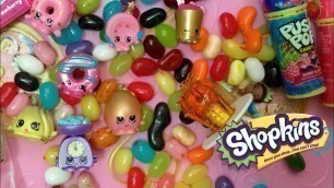 'Jelly bean and favorite candy Shopkins happy places craft Toy Review and Unboxing'