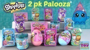 'Shopkins 2 Pack Palooza Surprise Easter Egg Season 1 2 3 4 & More | PSToyReviews'