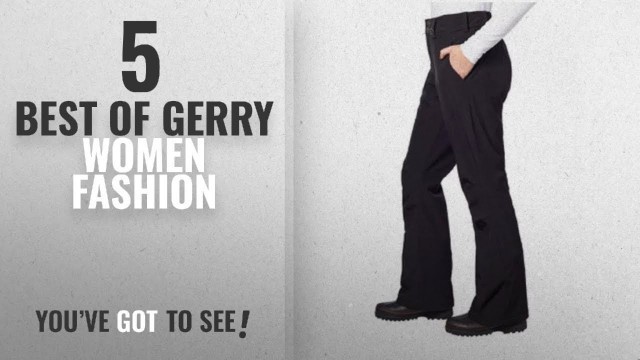 'Gerry Women Fashion [2018 Best Sellers]: Gerry Women\'s Stretch Snow Pants (Black, Medium)'