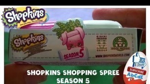 'Shopkins Shopping Spree Season 5 & Surprise Eggs Toys Киндер Сюрприз'